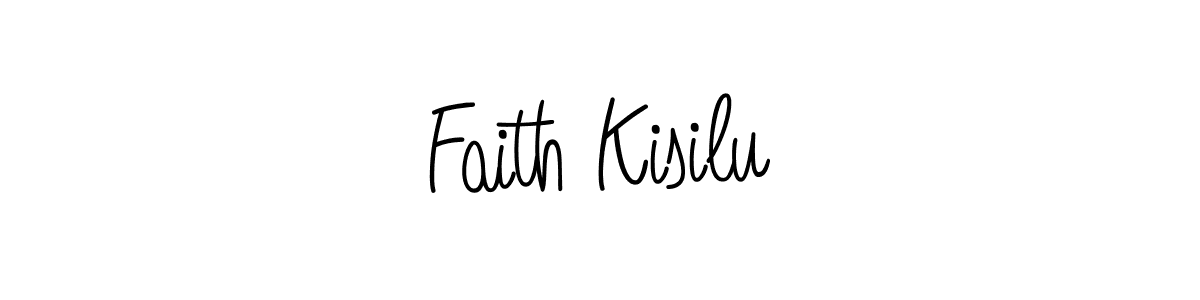 How to make Faith Kisilu name signature. Use Angelique-Rose-font-FFP style for creating short signs online. This is the latest handwritten sign. Faith Kisilu signature style 5 images and pictures png