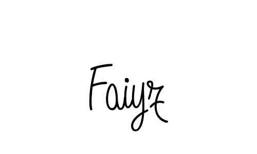 Make a beautiful signature design for name Faiyz. With this signature (Angelique-Rose-font-FFP) style, you can create a handwritten signature for free. Faiyz signature style 5 images and pictures png