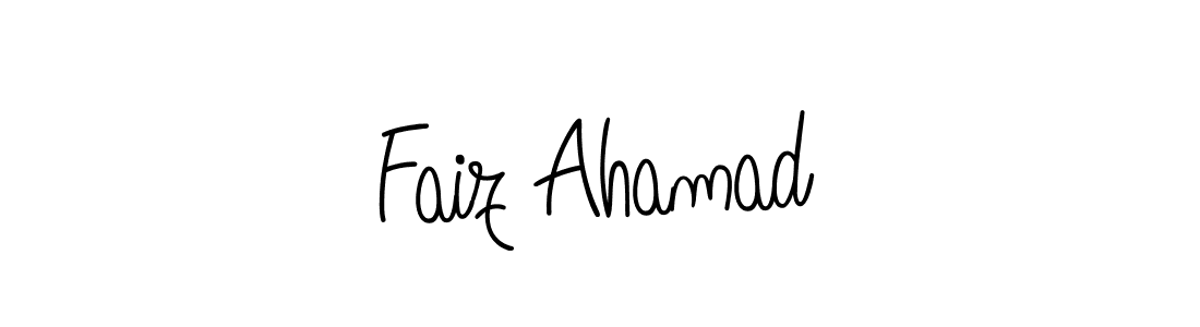 Create a beautiful signature design for name Faiz Ahamad. With this signature (Angelique-Rose-font-FFP) fonts, you can make a handwritten signature for free. Faiz Ahamad signature style 5 images and pictures png