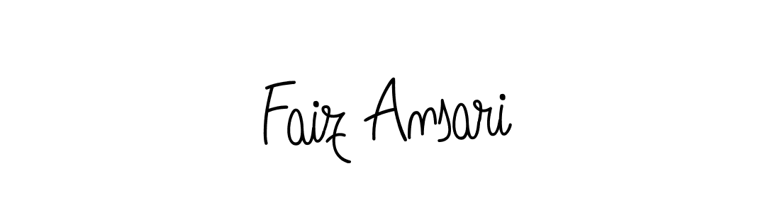 Angelique-Rose-font-FFP is a professional signature style that is perfect for those who want to add a touch of class to their signature. It is also a great choice for those who want to make their signature more unique. Get Faiz Ansari name to fancy signature for free. Faiz Ansari signature style 5 images and pictures png