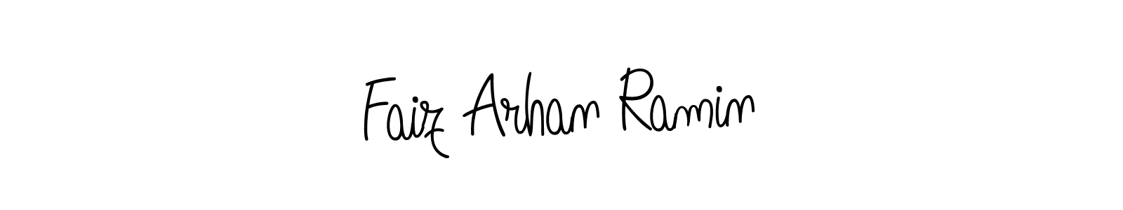 Here are the top 10 professional signature styles for the name Faiz Arhan Ramin. These are the best autograph styles you can use for your name. Faiz Arhan Ramin signature style 5 images and pictures png