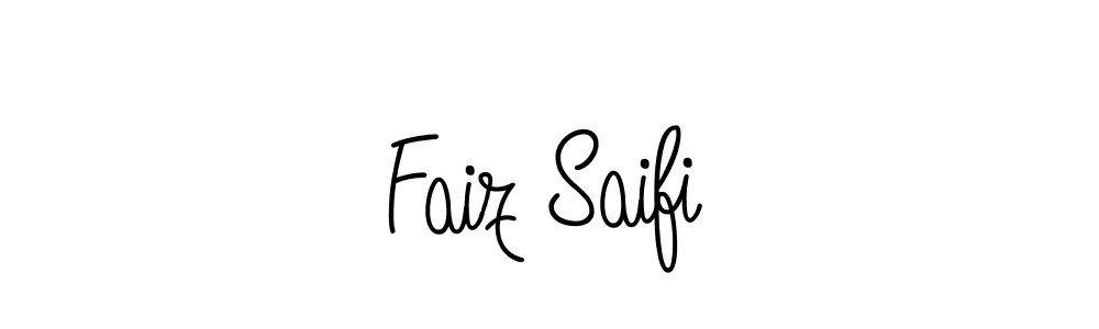 How to make Faiz Saifi name signature. Use Angelique-Rose-font-FFP style for creating short signs online. This is the latest handwritten sign. Faiz Saifi signature style 5 images and pictures png