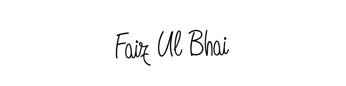 Create a beautiful signature design for name Faiz Ul Bhai. With this signature (Angelique-Rose-font-FFP) fonts, you can make a handwritten signature for free. Faiz Ul Bhai signature style 5 images and pictures png