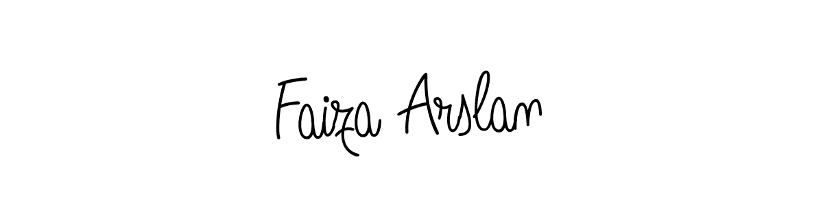 Make a short Faiza Arslan signature style. Manage your documents anywhere anytime using Angelique-Rose-font-FFP. Create and add eSignatures, submit forms, share and send files easily. Faiza Arslan signature style 5 images and pictures png
