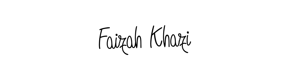 This is the best signature style for the Faizah Khazi name. Also you like these signature font (Angelique-Rose-font-FFP). Mix name signature. Faizah Khazi signature style 5 images and pictures png