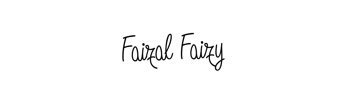 Create a beautiful signature design for name Faizal Faizy. With this signature (Angelique-Rose-font-FFP) fonts, you can make a handwritten signature for free. Faizal Faizy signature style 5 images and pictures png