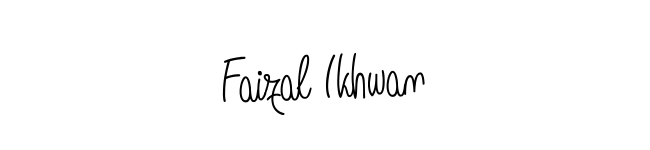 Also we have Faizal Ikhwan name is the best signature style. Create professional handwritten signature collection using Angelique-Rose-font-FFP autograph style. Faizal Ikhwan signature style 5 images and pictures png