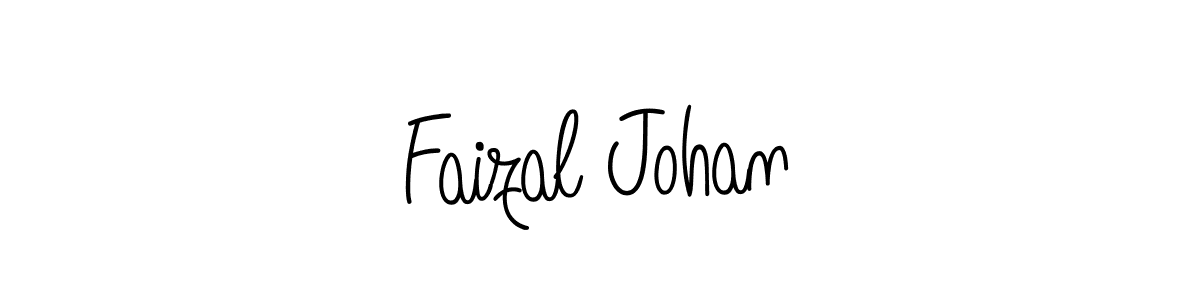 Best and Professional Signature Style for Faizal Johan. Angelique-Rose-font-FFP Best Signature Style Collection. Faizal Johan signature style 5 images and pictures png