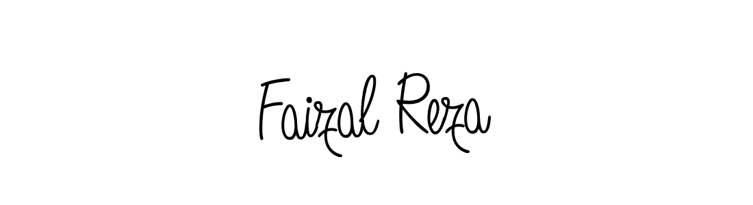 The best way (Angelique-Rose-font-FFP) to make a short signature is to pick only two or three words in your name. The name Faizal Reza include a total of six letters. For converting this name. Faizal Reza signature style 5 images and pictures png