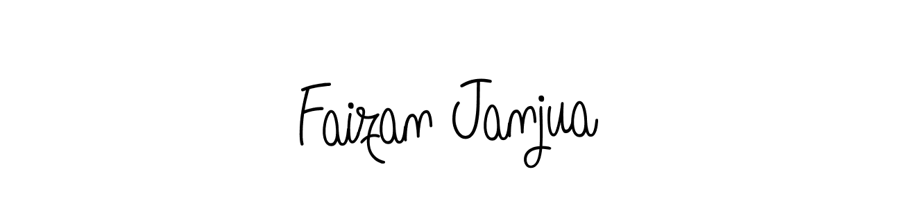 Design your own signature with our free online signature maker. With this signature software, you can create a handwritten (Angelique-Rose-font-FFP) signature for name Faizan Janjua. Faizan Janjua signature style 5 images and pictures png