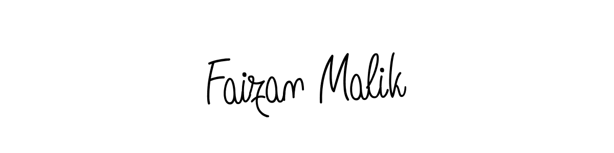 How to make Faizan Malik name signature. Use Angelique-Rose-font-FFP style for creating short signs online. This is the latest handwritten sign. Faizan Malik signature style 5 images and pictures png