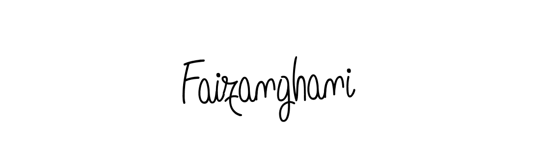 How to make Faizanghani name signature. Use Angelique-Rose-font-FFP style for creating short signs online. This is the latest handwritten sign. Faizanghani signature style 5 images and pictures png