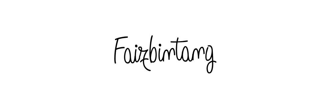 Make a beautiful signature design for name Faizbintang. With this signature (Angelique-Rose-font-FFP) style, you can create a handwritten signature for free. Faizbintang signature style 5 images and pictures png