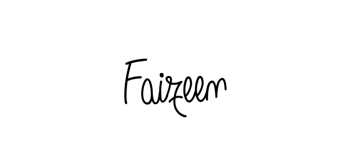 Make a beautiful signature design for name Faizeen. Use this online signature maker to create a handwritten signature for free. Faizeen signature style 5 images and pictures png