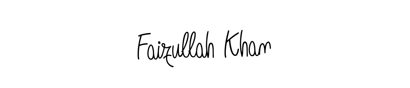 Faizullah Khan stylish signature style. Best Handwritten Sign (Angelique-Rose-font-FFP) for my name. Handwritten Signature Collection Ideas for my name Faizullah Khan. Faizullah Khan signature style 5 images and pictures png