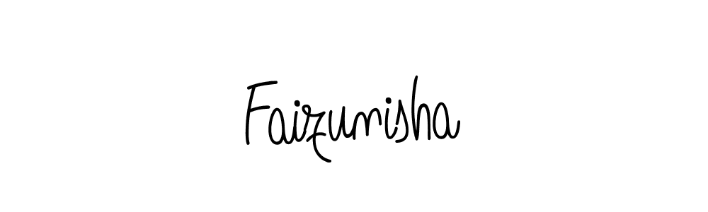 Make a short Faizunisha signature style. Manage your documents anywhere anytime using Angelique-Rose-font-FFP. Create and add eSignatures, submit forms, share and send files easily. Faizunisha signature style 5 images and pictures png