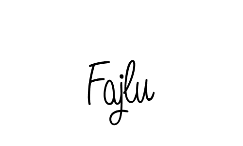How to make Fajlu name signature. Use Angelique-Rose-font-FFP style for creating short signs online. This is the latest handwritten sign. Fajlu signature style 5 images and pictures png
