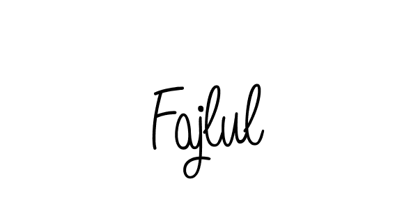 How to make Fajlul name signature. Use Angelique-Rose-font-FFP style for creating short signs online. This is the latest handwritten sign. Fajlul signature style 5 images and pictures png