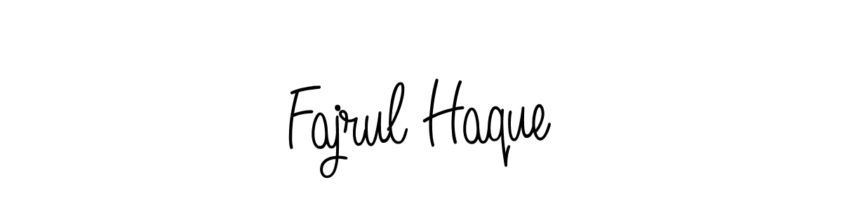 The best way (Angelique-Rose-font-FFP) to make a short signature is to pick only two or three words in your name. The name Fajrul Haque include a total of six letters. For converting this name. Fajrul Haque signature style 5 images and pictures png