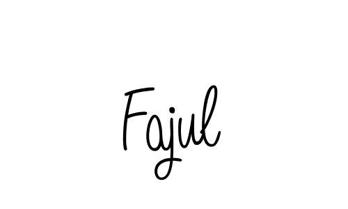 if you are searching for the best signature style for your name Fajul. so please give up your signature search. here we have designed multiple signature styles  using Angelique-Rose-font-FFP. Fajul signature style 5 images and pictures png