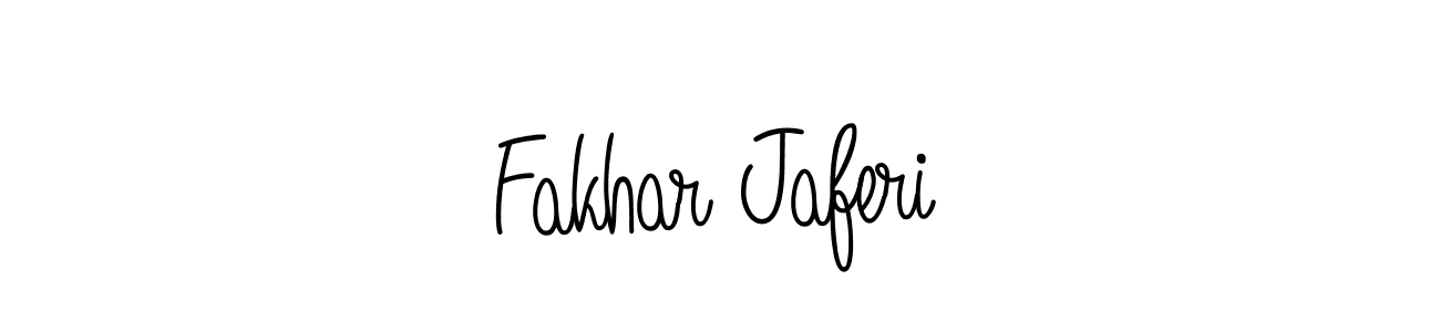 How to make Fakhar Jaferi signature? Angelique-Rose-font-FFP is a professional autograph style. Create handwritten signature for Fakhar Jaferi name. Fakhar Jaferi signature style 5 images and pictures png