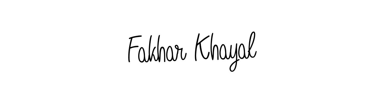 The best way (Angelique-Rose-font-FFP) to make a short signature is to pick only two or three words in your name. The name Fakhar Khayal include a total of six letters. For converting this name. Fakhar Khayal signature style 5 images and pictures png