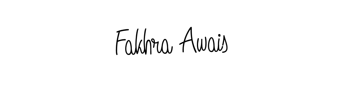 This is the best signature style for the Fakhra Awais name. Also you like these signature font (Angelique-Rose-font-FFP). Mix name signature. Fakhra Awais signature style 5 images and pictures png