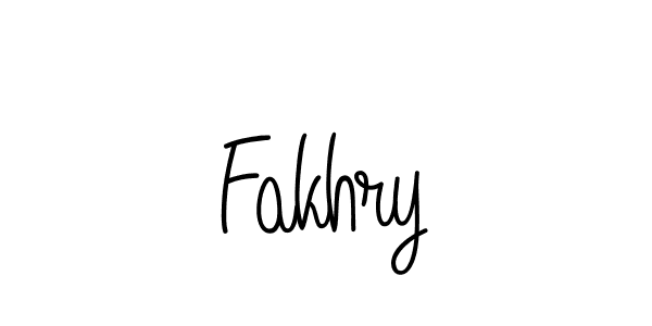 Also we have Fakhry name is the best signature style. Create professional handwritten signature collection using Angelique-Rose-font-FFP autograph style. Fakhry signature style 5 images and pictures png