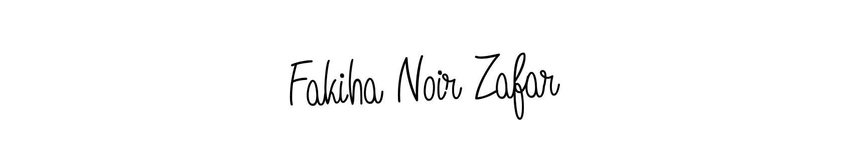 Design your own signature with our free online signature maker. With this signature software, you can create a handwritten (Angelique-Rose-font-FFP) signature for name Fakiha Noir Zafar. Fakiha Noir Zafar signature style 5 images and pictures png