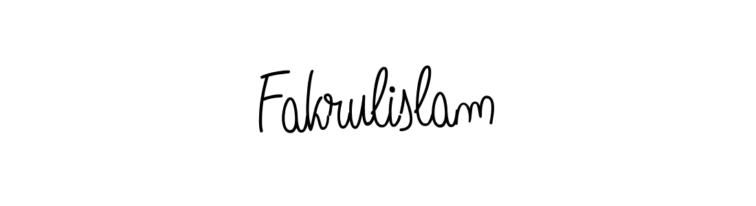 Design your own signature with our free online signature maker. With this signature software, you can create a handwritten (Angelique-Rose-font-FFP) signature for name Fakrulislam. Fakrulislam signature style 5 images and pictures png