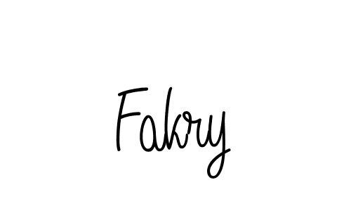 Use a signature maker to create a handwritten signature online. With this signature software, you can design (Angelique-Rose-font-FFP) your own signature for name Fakry. Fakry signature style 5 images and pictures png