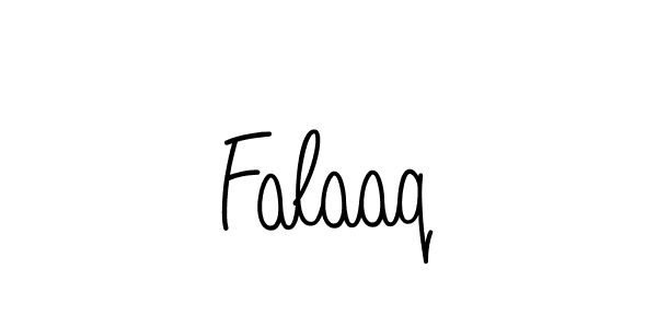 Create a beautiful signature design for name Falaaq. With this signature (Angelique-Rose-font-FFP) fonts, you can make a handwritten signature for free. Falaaq signature style 5 images and pictures png