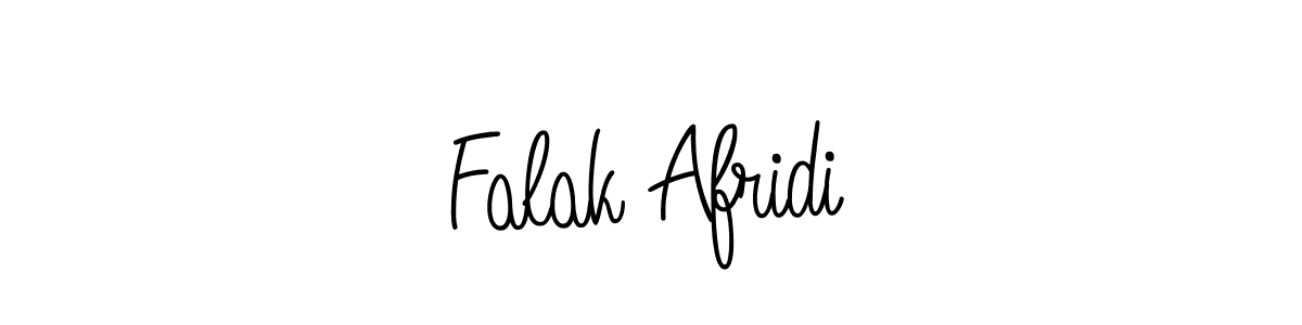 Make a beautiful signature design for name Falak Afridi. With this signature (Angelique-Rose-font-FFP) style, you can create a handwritten signature for free. Falak Afridi signature style 5 images and pictures png