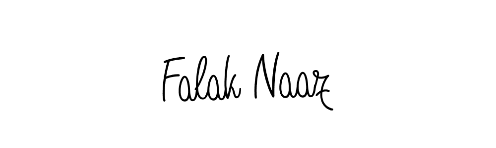 Falak Naaz stylish signature style. Best Handwritten Sign (Angelique-Rose-font-FFP) for my name. Handwritten Signature Collection Ideas for my name Falak Naaz. Falak Naaz signature style 5 images and pictures png