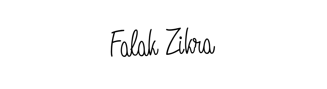 How to make Falak Zikra signature? Angelique-Rose-font-FFP is a professional autograph style. Create handwritten signature for Falak Zikra name. Falak Zikra signature style 5 images and pictures png