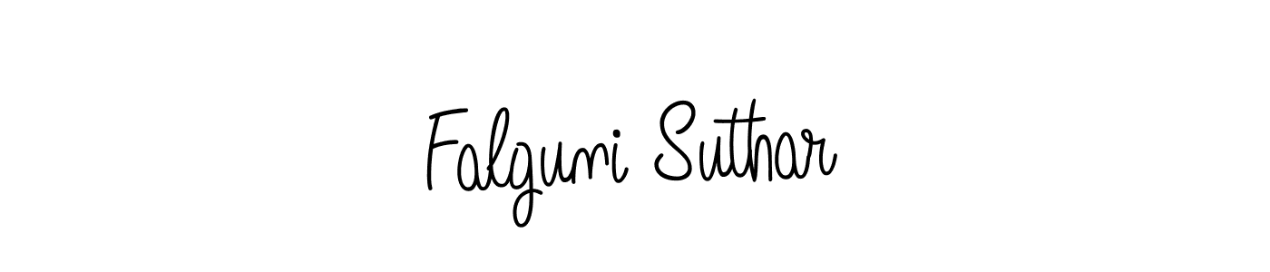 You can use this online signature creator to create a handwritten signature for the name Falguni Suthar. This is the best online autograph maker. Falguni Suthar signature style 5 images and pictures png