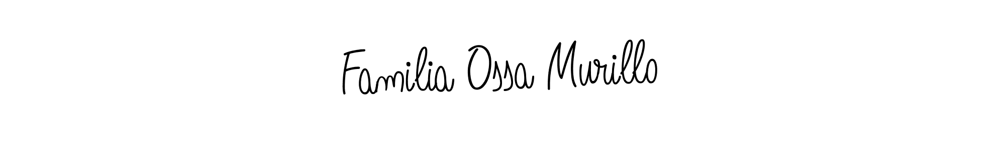 Once you've used our free online signature maker to create your best signature Angelique-Rose-font-FFP style, it's time to enjoy all of the benefits that Familia Ossa Murillo name signing documents. Familia Ossa Murillo signature style 5 images and pictures png