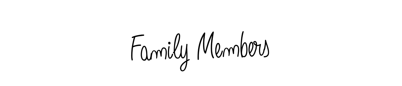 You can use this online signature creator to create a handwritten signature for the name Family Members. This is the best online autograph maker. Family Members signature style 5 images and pictures png