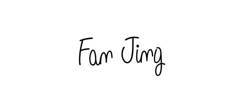 Make a beautiful signature design for name Fan Jing. With this signature (Angelique-Rose-font-FFP) style, you can create a handwritten signature for free. Fan Jing signature style 5 images and pictures png