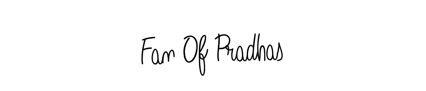 The best way (Angelique-Rose-font-FFP) to make a short signature is to pick only two or three words in your name. The name Fan Of Pradhas include a total of six letters. For converting this name. Fan Of Pradhas signature style 5 images and pictures png