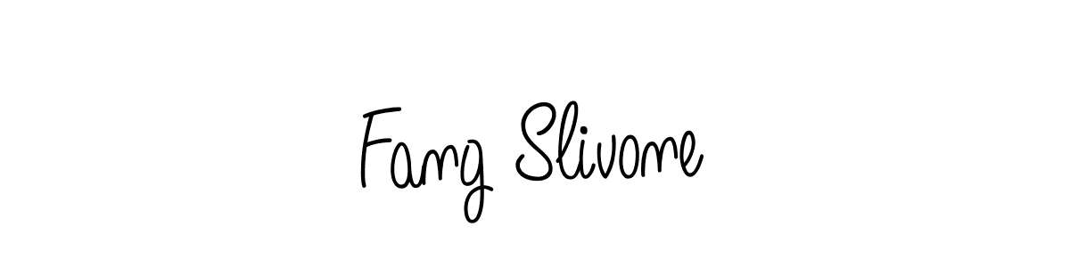 The best way (Angelique-Rose-font-FFP) to make a short signature is to pick only two or three words in your name. The name Fang Slivone include a total of six letters. For converting this name. Fang Slivone signature style 5 images and pictures png