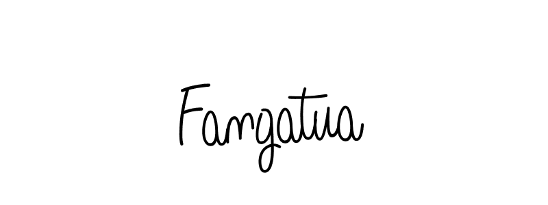 if you are searching for the best signature style for your name Fangatua. so please give up your signature search. here we have designed multiple signature styles  using Angelique-Rose-font-FFP. Fangatua signature style 5 images and pictures png