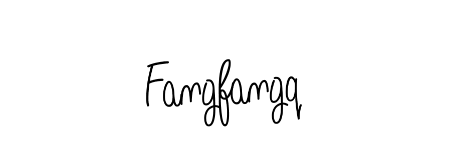 The best way (Angelique-Rose-font-FFP) to make a short signature is to pick only two or three words in your name. The name Fangfangq include a total of six letters. For converting this name. Fangfangq signature style 5 images and pictures png