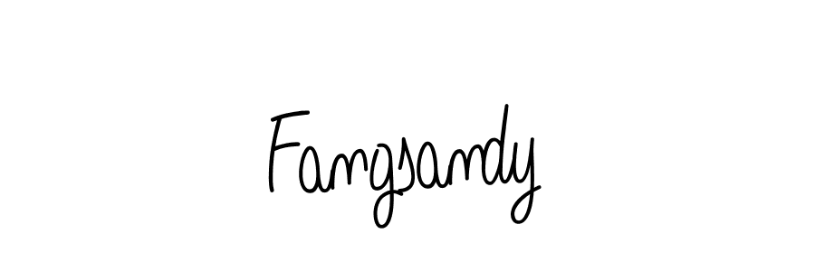 Make a beautiful signature design for name Fangsandy. With this signature (Angelique-Rose-font-FFP) style, you can create a handwritten signature for free. Fangsandy signature style 5 images and pictures png