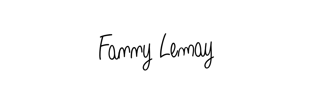 You should practise on your own different ways (Angelique-Rose-font-FFP) to write your name (Fanny Lemay) in signature. don't let someone else do it for you. Fanny Lemay signature style 5 images and pictures png