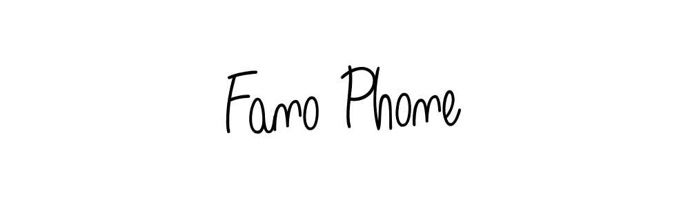 Fano Phone stylish signature style. Best Handwritten Sign (Angelique-Rose-font-FFP) for my name. Handwritten Signature Collection Ideas for my name Fano Phone. Fano Phone signature style 5 images and pictures png