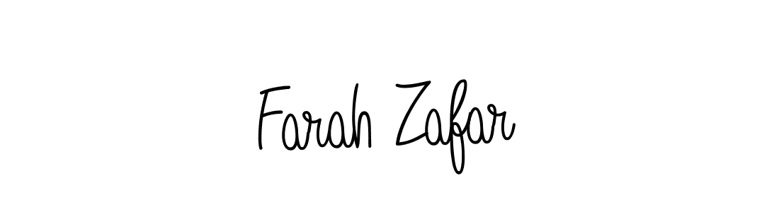 Angelique-Rose-font-FFP is a professional signature style that is perfect for those who want to add a touch of class to their signature. It is also a great choice for those who want to make their signature more unique. Get Farah Zafar name to fancy signature for free. Farah Zafar signature style 5 images and pictures png