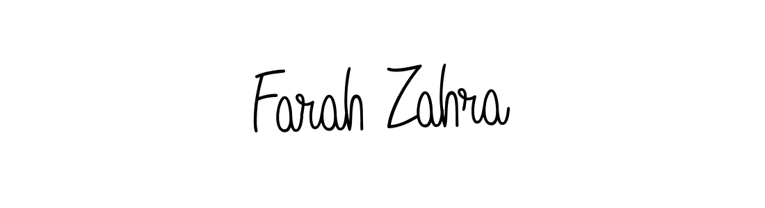 Best and Professional Signature Style for Farah Zahra. Angelique-Rose-font-FFP Best Signature Style Collection. Farah Zahra signature style 5 images and pictures png