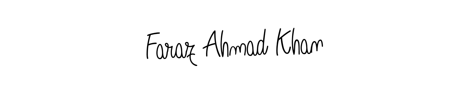 Faraz Ahmad Khan stylish signature style. Best Handwritten Sign (Angelique-Rose-font-FFP) for my name. Handwritten Signature Collection Ideas for my name Faraz Ahmad Khan. Faraz Ahmad Khan signature style 5 images and pictures png