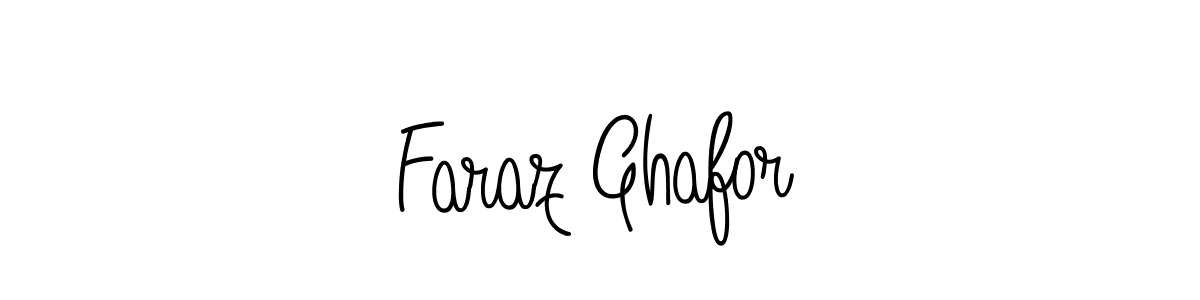 Faraz Ghafor stylish signature style. Best Handwritten Sign (Angelique-Rose-font-FFP) for my name. Handwritten Signature Collection Ideas for my name Faraz Ghafor. Faraz Ghafor signature style 5 images and pictures png